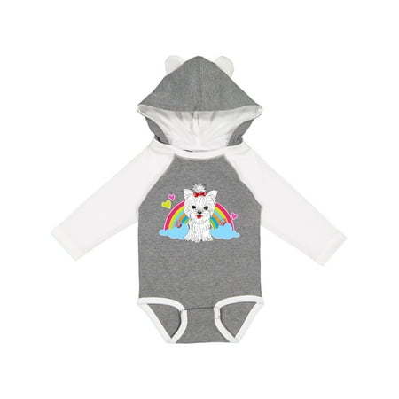 

Inktastic Yorkshire Terrier Cute Yorkie Gift Baby Girl Long Sleeve Bodysuit