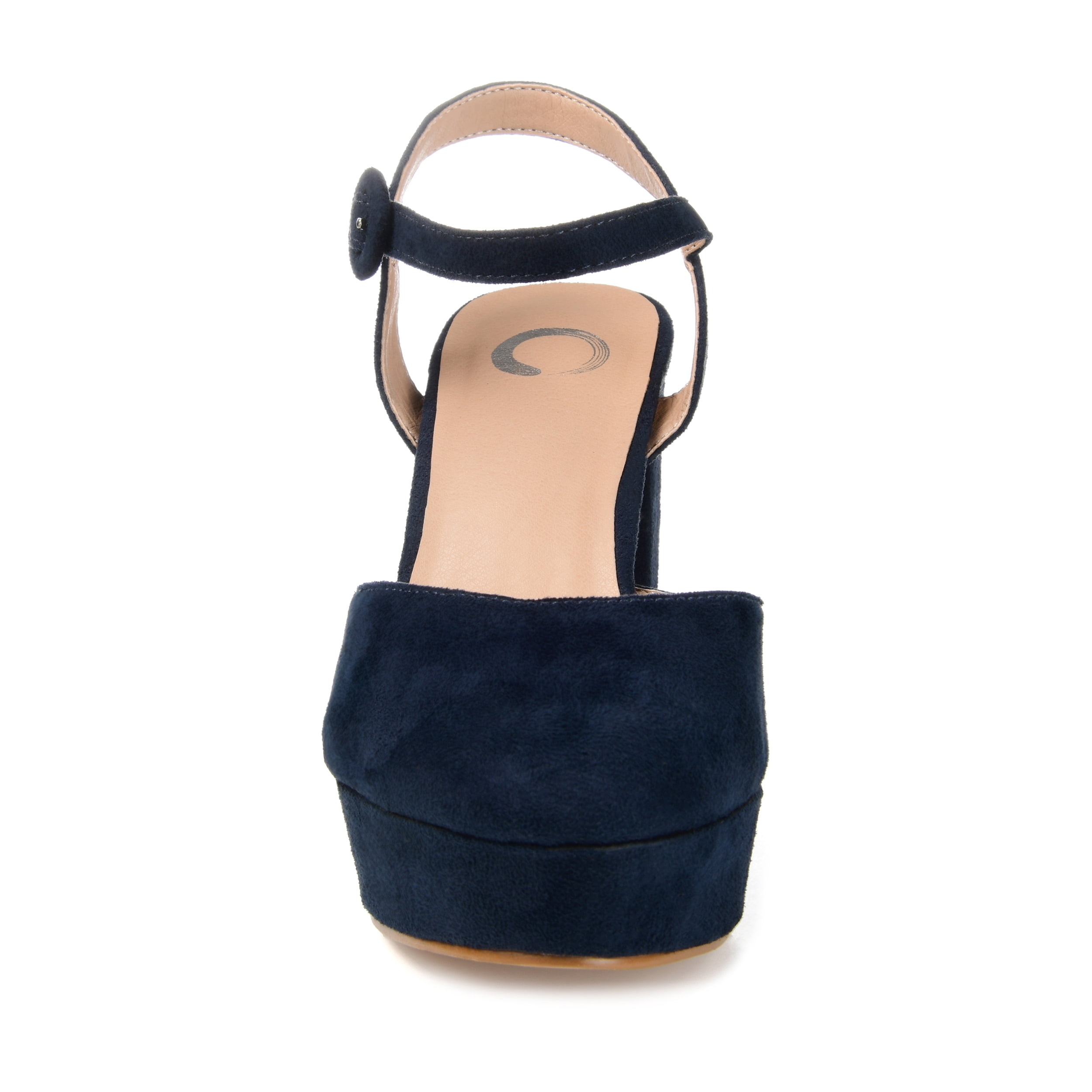 Journee Womens Roslynn Almond Toe High Block Heel Pumps, Widths Available