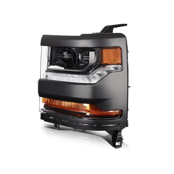 SCITOO Headlight Assembly Fits For 2016-2018 for Chevrolet Silverado 1500 2019 for Chevrolet Silverado 1500 LD Headlamp Driver and Passenger Side