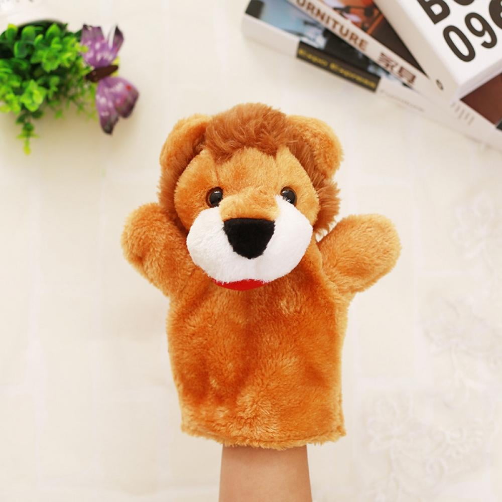 Hand Puppets for Kids Plush Safari Animals Hand Puppet Toys for Boys