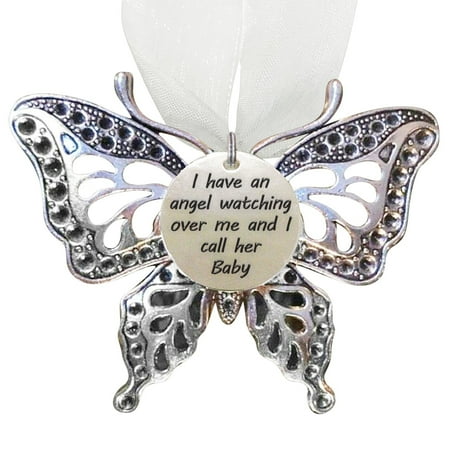 

Rdeuod Boho Decor Christmas Creative Hollow Carving Exquisite Butterfly Memorial Family Pendant