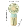 thumbnail image 2 of MOQIN Mini Portable Fan Powerful Handheld Fan Rechargeable,3 Speeds Personal Small Hand Fan for Travel Makeup Eyelash Fan for Stylish Kids Girls Women, 2 of 5