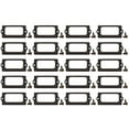 thumbnail image 1 of Bgsha 20Pcs Antique Brass Drawer Label Pull Cabinet Frame Handle File Name Card Holder, 1 of 9