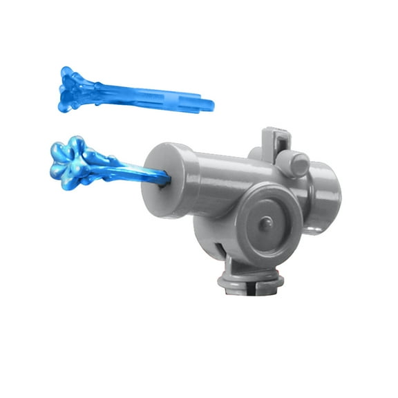 Replacement Parts for Imaginext City Firehouse Playset GXT87 - Gray Water Launcher and two Blue Water Projectiles