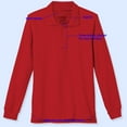 thumbnail image 3 of Educated Uniforms Boys 4-20 Long Sleeve Pique Polo Shirt, 3 of 5
