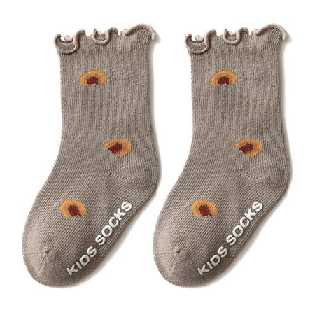 

Spring and Autumn Toddler Baby Socks Floral Decor Middle Tube Children s Socks