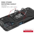 thumbnail image 4 of Wekity for Samsung Galaxy A12 Case, Military Grade Heavy Duty Armor Protection Phone Case 15ft. Drop Tested Cover with Magnetic Ring Kickstand and HD Screen Protector for Samsung A12, Red, 4 of 5