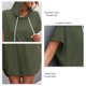 thumbnail image 4 of Vestido De Sudadera, Vestido Con Capucha, Dobladillo Envolvente De Poliéster De Moda De Color Sólido Para El Ejercicio Diario Para La Fiesta De Citas ANGGREK Otros, 4 of 6