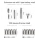 thumbnail image 2 of 100-In-1 Screwdriver Set Screwdriver Connecting Rod Set Hardware Tool, 2 of 5