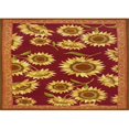 thumbnail image 1 of Homefires Rugs AR-JB075K Tapis de Zone Tournesols de Provence - 28 x 90 Po., 1 of 1