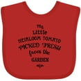 thumbnail image 3 of Inktastic My Little Heirloom Tomato Picked Fresh from the Garden Boys or Girls Baby Bib, 3 of 4