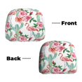 thumbnail image 6 of Kdxio Flamingo Flower Pattern Print 2 Piece Car Head Rest Covers Set Auto Front/Rear Seats Headrest Cover Universal Fit Most Cars,Sedan, SUV, 6 of 9
