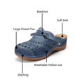 thumbnail image 4 of Sandalias ortopédicas para caminar talladas huecas para mujer, zapatos sin cordones para ir de compras al aire libre, 4 of 5