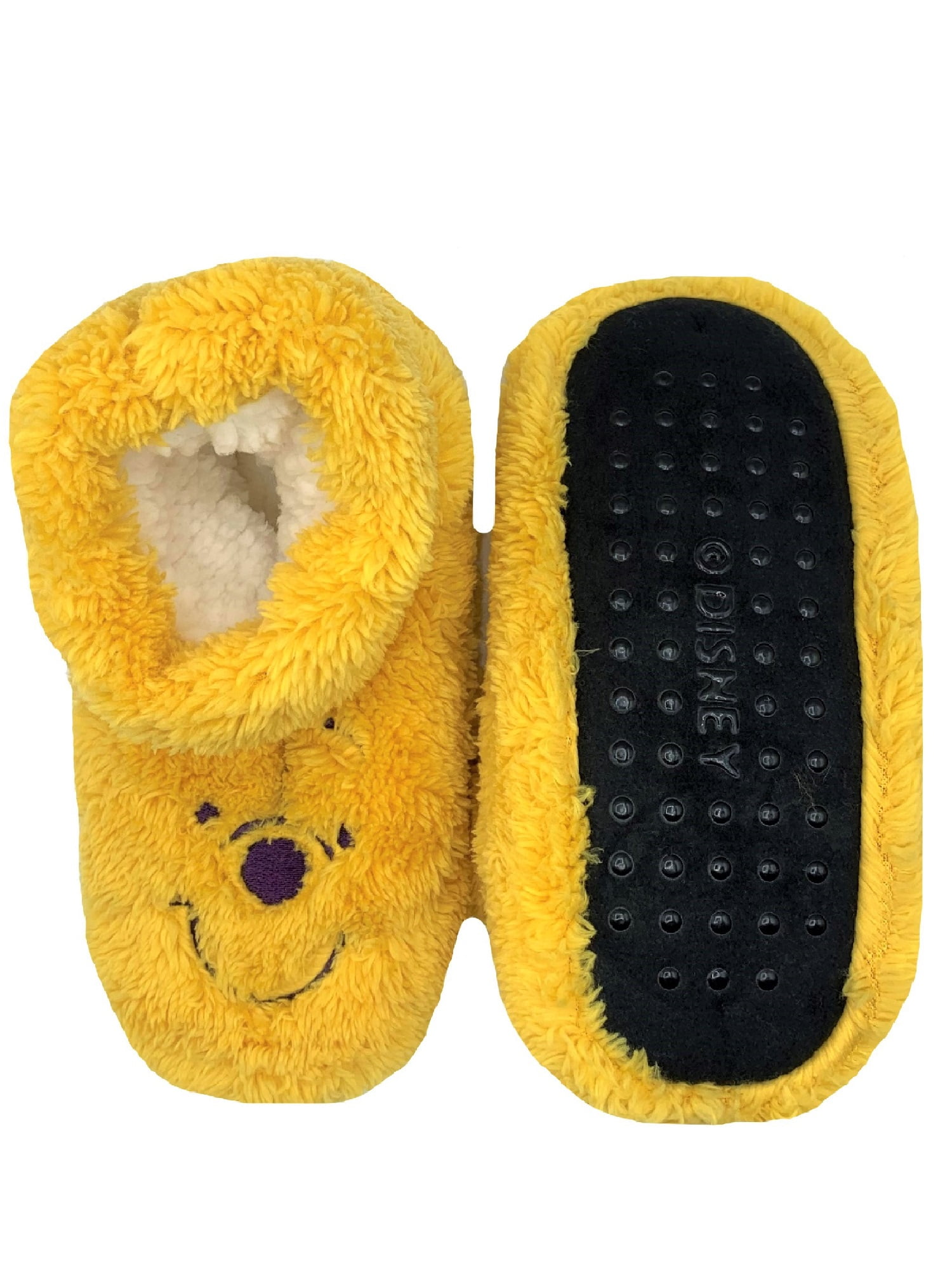 Winnie the Pooh Women's Bootie Slipper Socks, 1-Pack, Sizes S/M & M/L