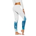 thumbnail image 2 of Baqcunre Yoga Pants Women Casual Tight Sports Yoga Colorful Geometric Print Leggings Womens Pants Compression Leggings For Women Workout Leggings For Women Blue S-3XL, 2 of 4