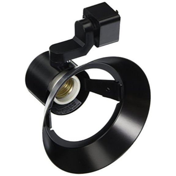 Juno Lighting Group R532BL Trac-Lites Flared Gimbal Line Voltage PAR30 Lamp Holder, Black