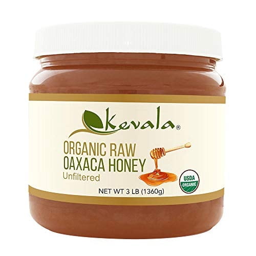 Kevala Organic Raw Oaxaca Honey, Unfiltered, 3 lb, No Added Sugar