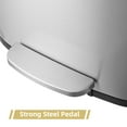 thumbnail image 6 of 50 L / 13 Gal Hands-Free Stainless Steel Commercial/Kitchen Step Trash Can, Rectangular Fingerprint-Resistant Soft Close Lid Garbage Can, 6 of 9