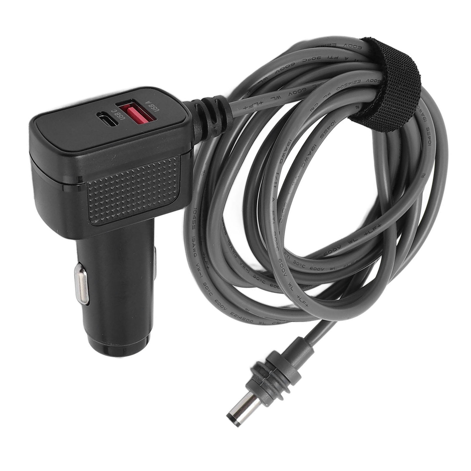 Satellite Car Charger Adapter, Car Satellite Power Cable Dual Fast Charging Ports Safe Stable  for Phone