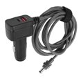 thumbnail image 1 of Car Satellite Power Cable, Satellite Car Charger Adapter Dual Fast Charging Ports Safe Stable IP68 Water Resistant with Digital Display for Phone, 1 of 7