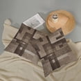 thumbnail image 5 of Brown Beige White Pillow Covers 16x16, Abstract Art Outdoor Decorative Throw Pillows for Couch, Modern Geometry Decor Cushion Cover 2 Pcs Soft Farmhouse Square Pillowcase for Bed Car Safa, 5 of 6