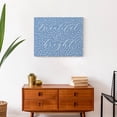 thumbnail image 4 of Creative Products Beautiful And Bright Light Blue Dots 16x20 Canvas Wall Art, 4 of 4