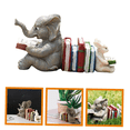 thumbnail image 3 of Bookshelf Bookends Home Decor Book Shelves Animal Figurine Elephant Crafts Animal Decoration Lawn Decor, 3 of 9