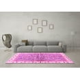 thumbnail image 3 of Ahgly Company Indoor Square Oriental Pink Traditional Area Rugs, 3' Square, 3 of 4