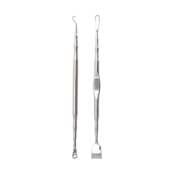 Unique Bargains 1 Set Hook Tip Pimple Extractor Silver Tone 5.11"