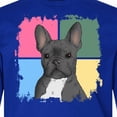 thumbnail image 4 of Inktastic Blue French Bull Dog Long Sleeve Youth T-Shirt, 4 of 5