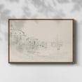 thumbnail image 2 of Vintage Sketch-XXXII By Wexford Home Framed in Walnut Wood Gallery Wrapped Canvas 27 in. x 41 in., 2 of 6