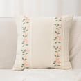 thumbnail image 4 of Fiudx Funda de Almohada Bordada, Hermoso Cojín con Diseño de Rosas, Cómoda Tela de Poliéster, Fácil de Limpiar y Reemplazar, Decoración de Sofá de Sala de Estar, Idea de Regalo para El Hogar, Varios, 4 of 6