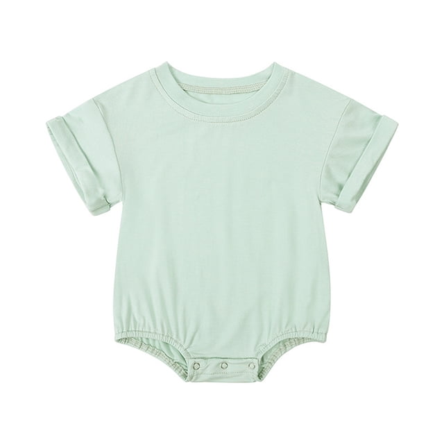 Timegard Baby Onesie Boy Girl Toddler Short Sleeve Infant Outfit Clothes Newborn Summer Rompers Unisex