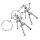 thumbnail image 5 of UPOUART 2Ud Llaveros Metal Robot Plateado Colgantes Para En Llaves Y, 5 of 8