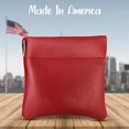thumbnail image 5 of Nabob Leather Genuine Leather Squeeze Coin Purse, Coin Pouch Made IN U.S.A. Change Holder For Men/Woman Size 3.5 X 3.5 (Red), 5 of 6