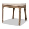 thumbnail image 5 of Baxton Studio Louis Beige and Brown Finished Wood Dining Chair Set with Rattan, 5 of 10