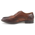 thumbnail image 3 of Alberto Fellini Men's Ouku Wing Tip Balmoral Full Brogue Lace Dress Shoes, 3 of 6