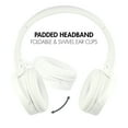thumbnail image 3 of Magnavox White Foldable Headphones with Bluetooth Wireless Technology MBH542WH, 3 of 6