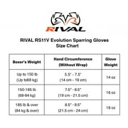 Rival Boxing RS11V Evolution Sparring Gloves - 16 oz. - White