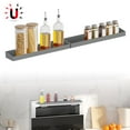 thumbnail image 3 of Magnetic Stove Top Shelf 30inch Length Silicone Over Stove Spice Rack Heat Insulated Kitchen Storage Solution, 3 of 8