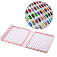 thumbnail image 3 of 120 Colors Nail Gel Polish Display Chart Nail Polish Color Card with 120 Tips Pink, 3 of 5
