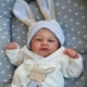 thumbnail image 2 of Reborn Baby Doll Zero Pam, bebé prematuro de silicona, 43 cm, realista, 2 of 5