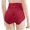 Wine, variant on yillto Womens Plus Size Lace Panties High Waist Stretchy Breathable Full Coverage Underwear Briefs
