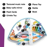 Baby Einstein Kickin Tunes 4-in-1 Infant Baby Activity Gym & Tummy Time Play Mat with Piano, 0-36 Months, Multicolor