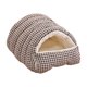 thumbnail image 2 of Cama para gatos, cálida y suave, gruesa, portátil, con cojín extraíble, suave Gris, 2 of 9