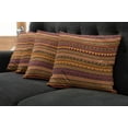 thumbnail image 5 of Ambesonne African Throw Pillow Cover 4 Pack, Exotic Eyes, 18", Multicolor, 5 of 5