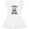 thumbnail image 3 of Inktastic Future Actuary Baby Girl Girls Baby Dress, 3 of 5