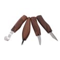 thumbnail image 1 of Wood Carving Tools, 4PCS High Hardness Hand Carving Set MoV Steel Head  for Woodworking Projects, 1 of 7