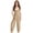 P145 Khaki, variant on Tfken Girls Overalls Summer Sleeveless Comfy Casual Jumpsuit With Pockets Soft Daily Wear Child Fashion Clothes Size 9-10 Years Black
