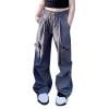 F4 Grey baggy jeans for teen girls